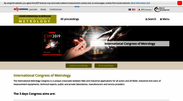 cfmetrologie.edpsciences.org