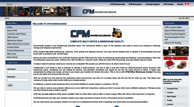 cfmwarehousing.com