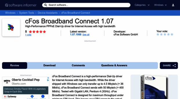 cfos-broadband-connect.software.informer.com