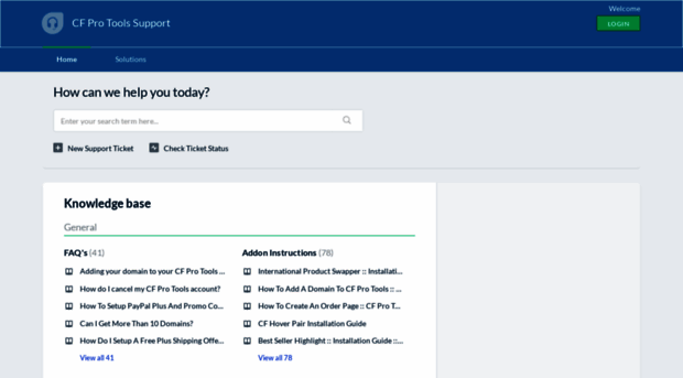 cfprotools.freshdesk.com