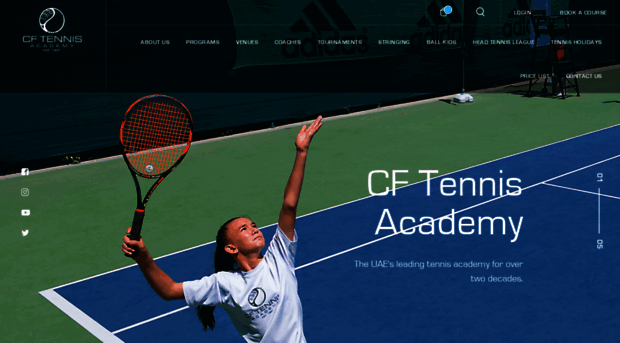 cftennisacademy.com