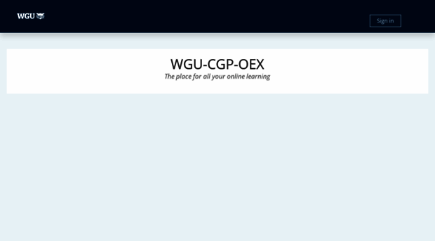 cgp-oex.wgu.edu