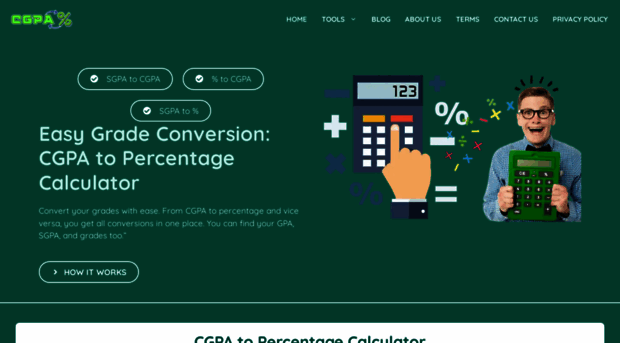 cgpa2percentage.com