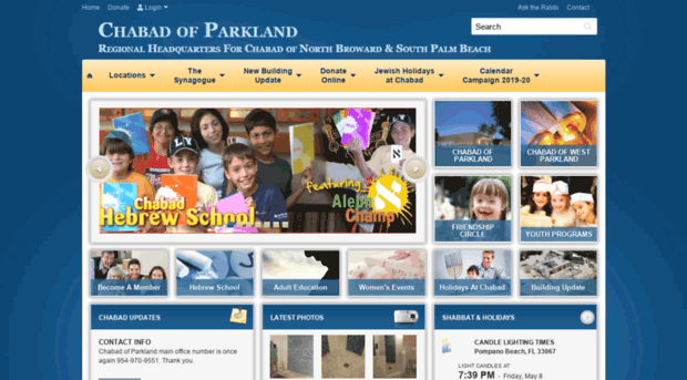 chabadofparkland.com