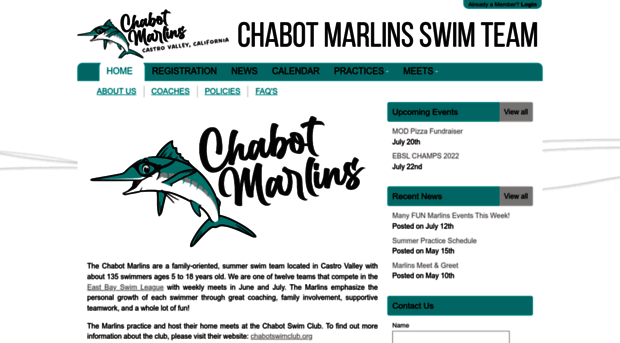 chabotmarlins.swimtopia.com