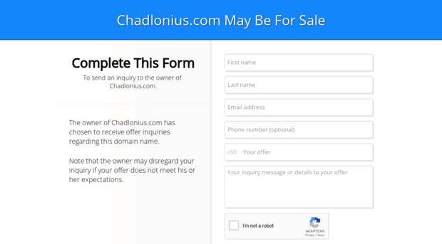 chadlonius.com