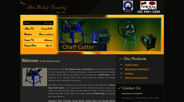 chaffcuttersindia.com