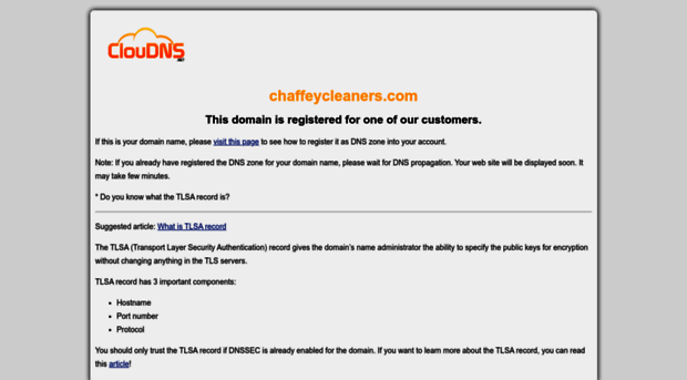 chaffeycleaners.com
