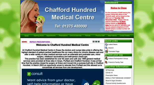 chaffordhundredmedicalcentre.co.uk