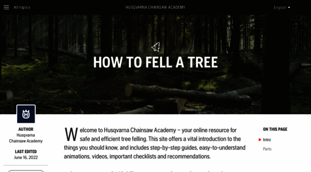 chainsawacademy.husqvarna.com