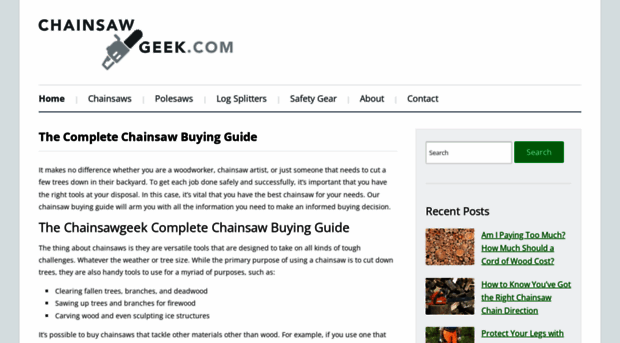 chainsawgeek.com