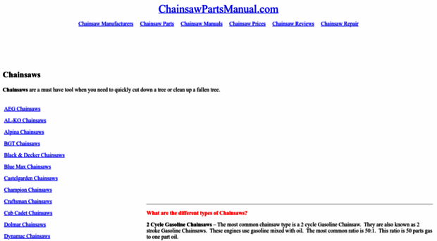 chainsawpartsmanual.com