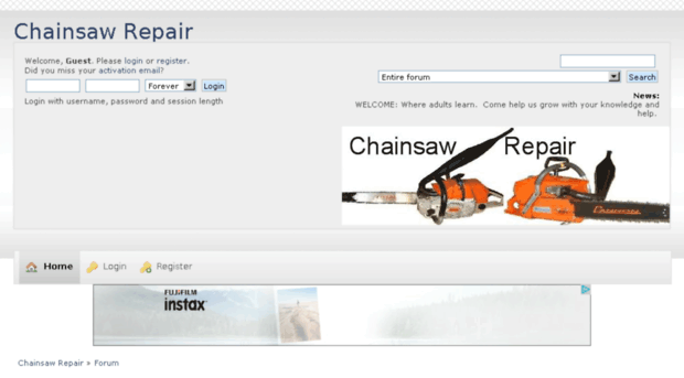 chainsawrepair.createaforum.com