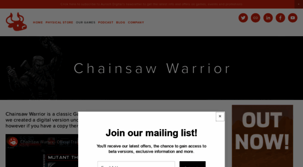 chainsawwarrior.net
