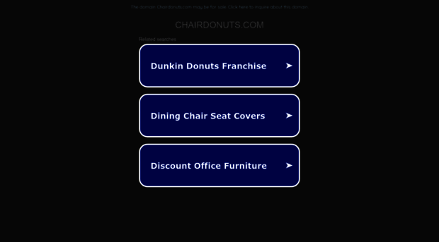 chairdonuts.com