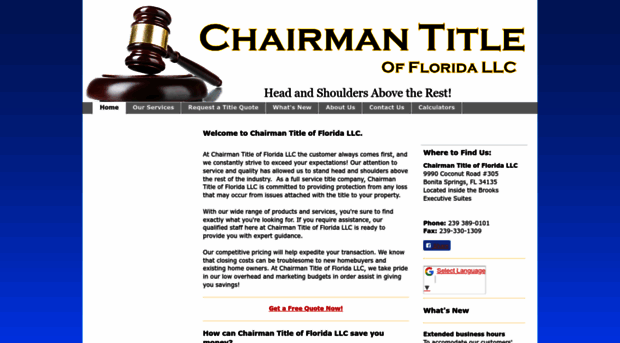 chairmantitlefl.com