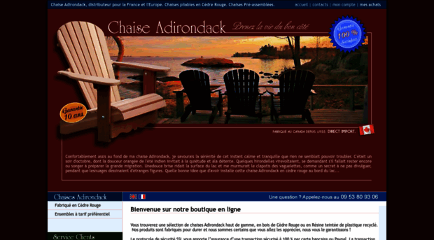 chaise-adirondack.com