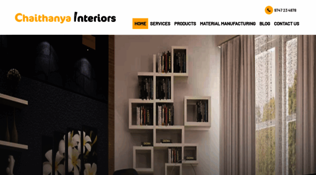 chaithanyainteriors.com