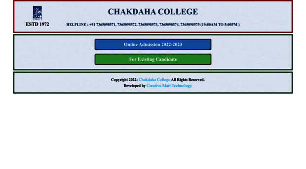 chakdahacollege.org