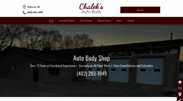 chaleksautobody.com
