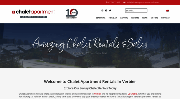 chaletapartmentrentals.com