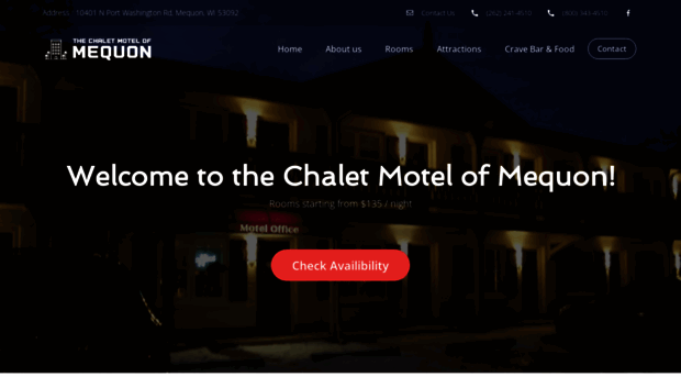 chaletmotelmequon.com