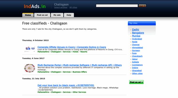 chalisgaon.indads.in