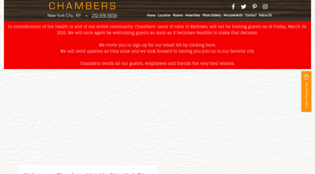 chambershotel.com