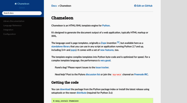 chameleon.readthedocs.org