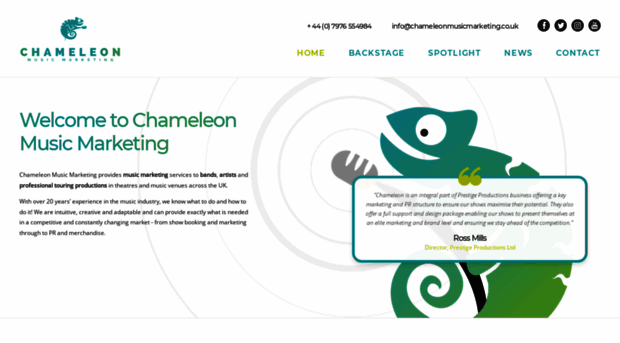 chameleonmusicmarketing.co.uk