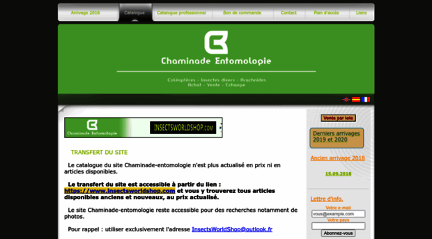 chaminade-entomologie.com