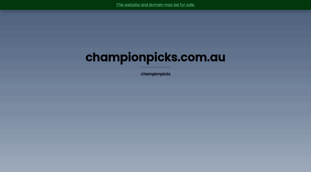 championpicks.com.au