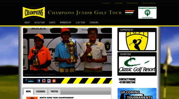 championsjuniorgolftour.com