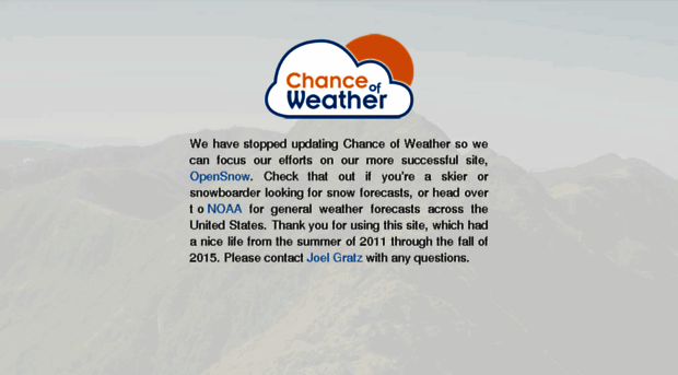 chanceofweather.com