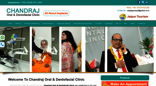 chandrajdentalclinic.com