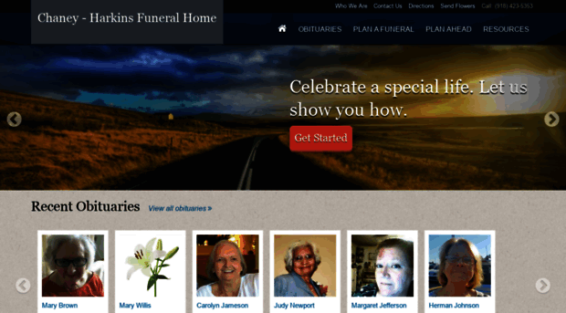 chaneyharkinsfuneralhome.com