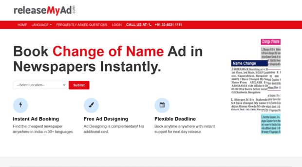 change-of-name.releasemyad.com