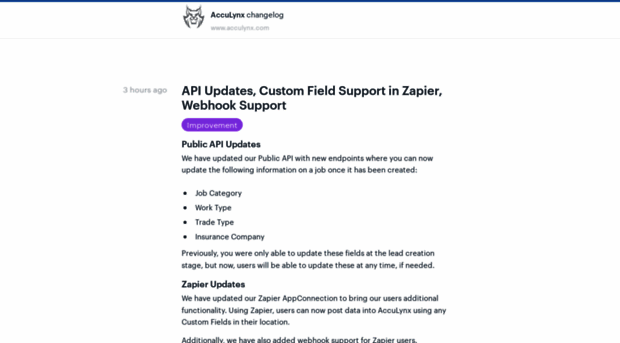 changelog.acculynx.com