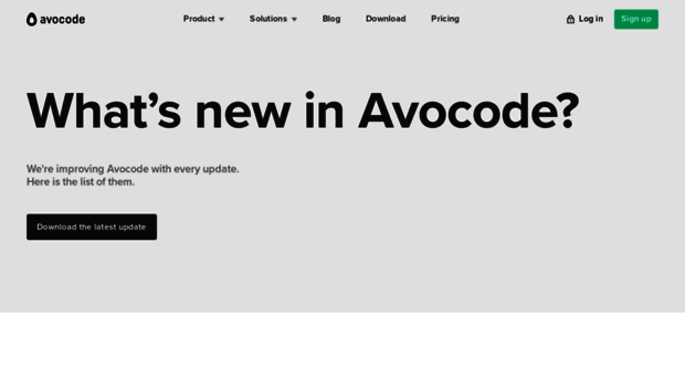 changelog.avocode.com