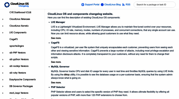 changelog.cloudlinux.com