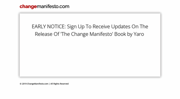 changemanifesto.com