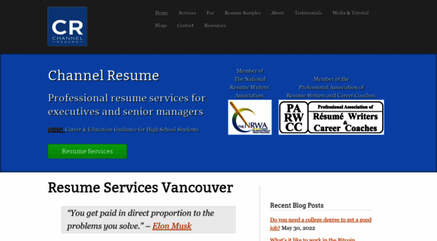 channelresume.ca