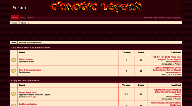 chaoticlegend.freeforums.net