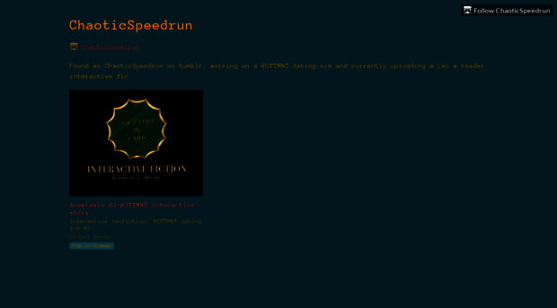 chaoticspeedrun.itch.io