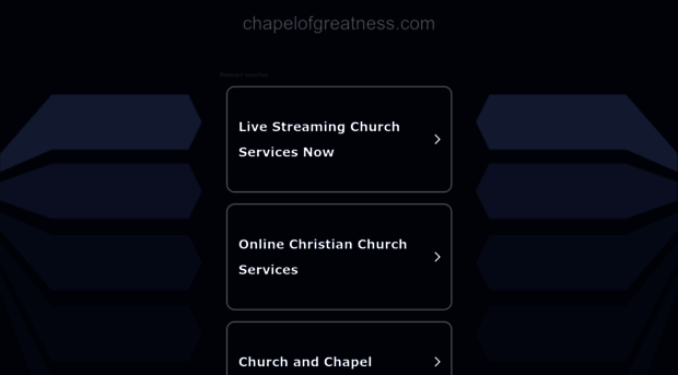 chapelofgreatness.com