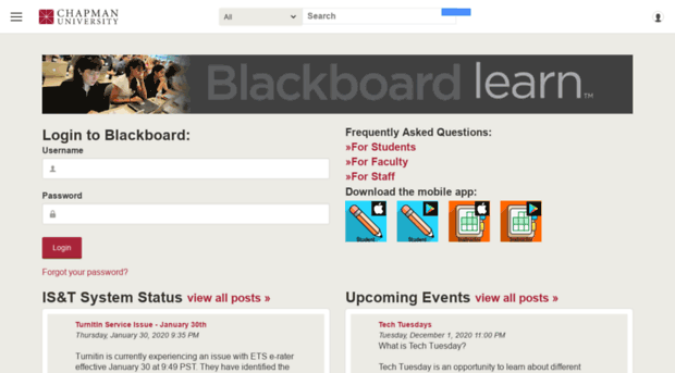 chapman.blackboard.com