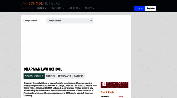 chapman.lawschoolnumbers.com