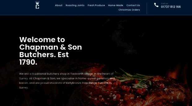 chapmanandsonbutchers.co.uk