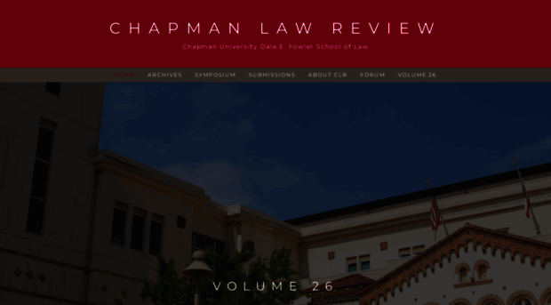 chapmanlawreview.com