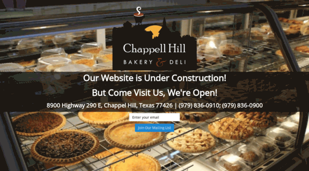 chappellhillbakeryanddeli.com